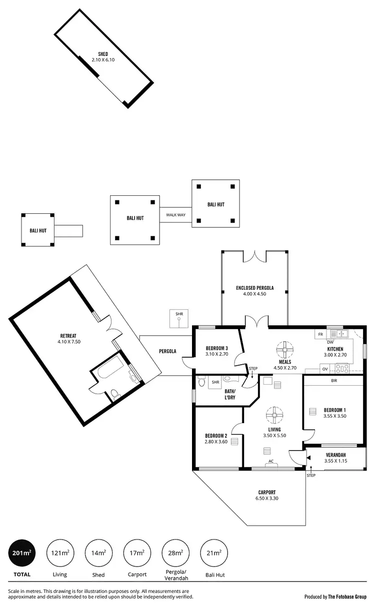 Floorplan of Homely house listing, 1 Falcon Street, Port Willunga SA 5173