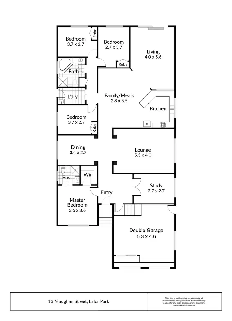 Floorplan of Homely house listing, 13 Maughan Street, Lalor Park NSW 2147
