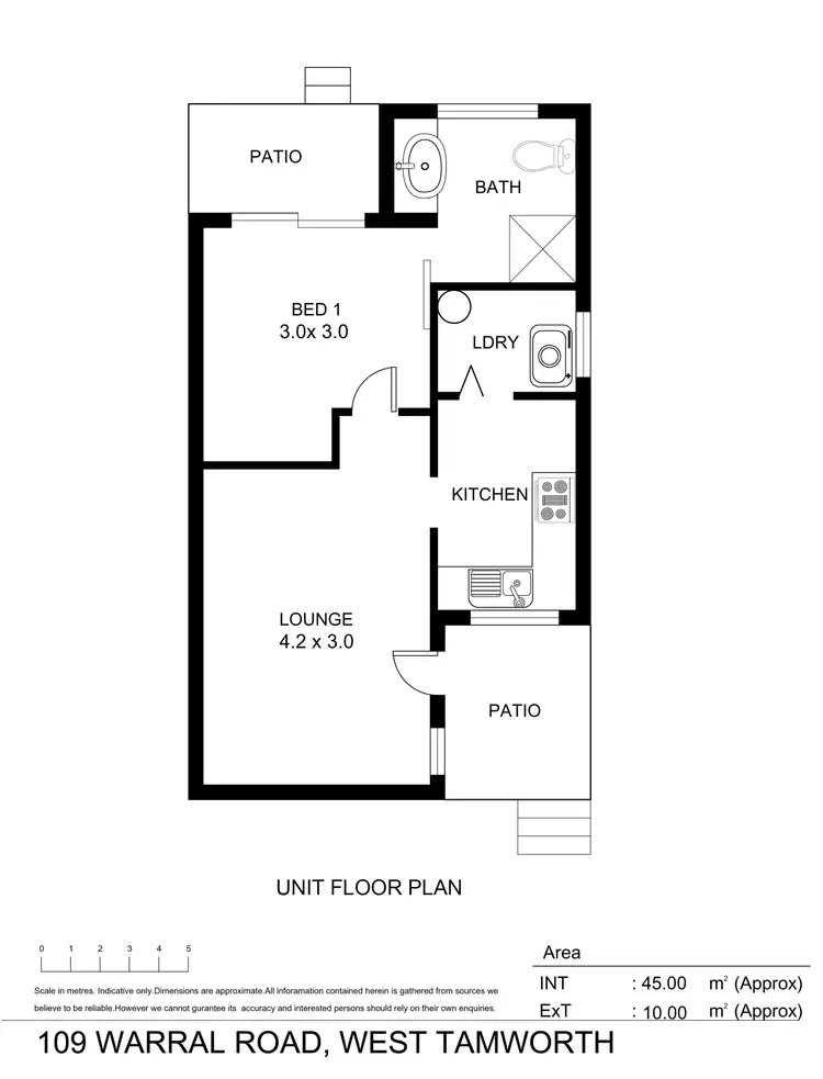 Floorplan of Homely block of units listing, 109 Warral Road, Tamworth NSW 2340