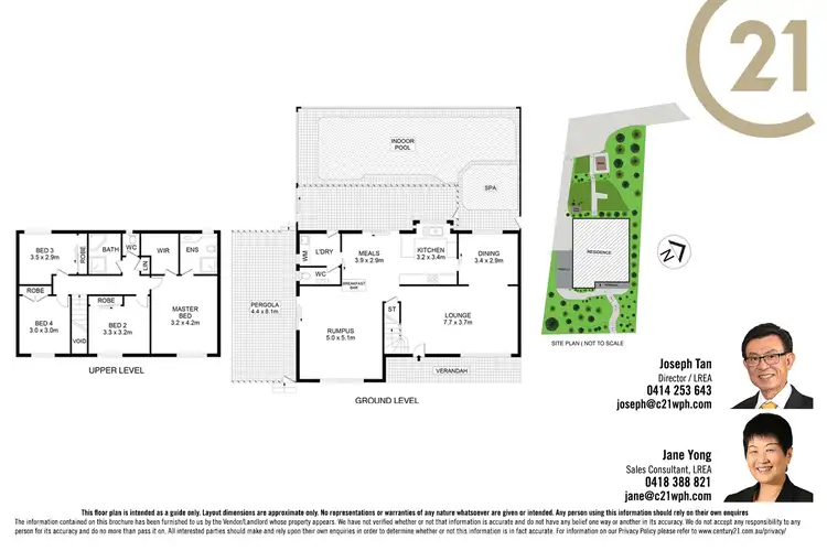 Floorplan of Homely house listing, 42 Appletree Drive AKA 5 Hoya Place, Cherrybrook NSW 2126