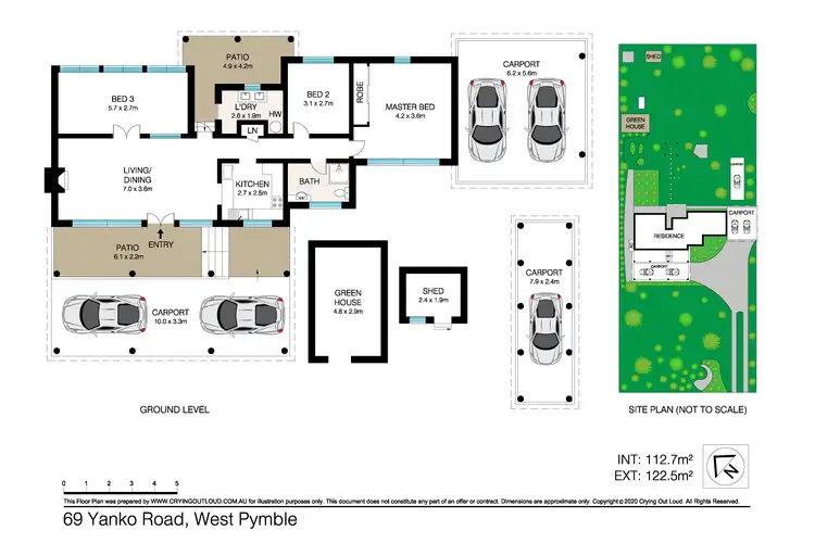 Floorplan of Homely house listing, 69 Yanko Road, West Pymble NSW 2073