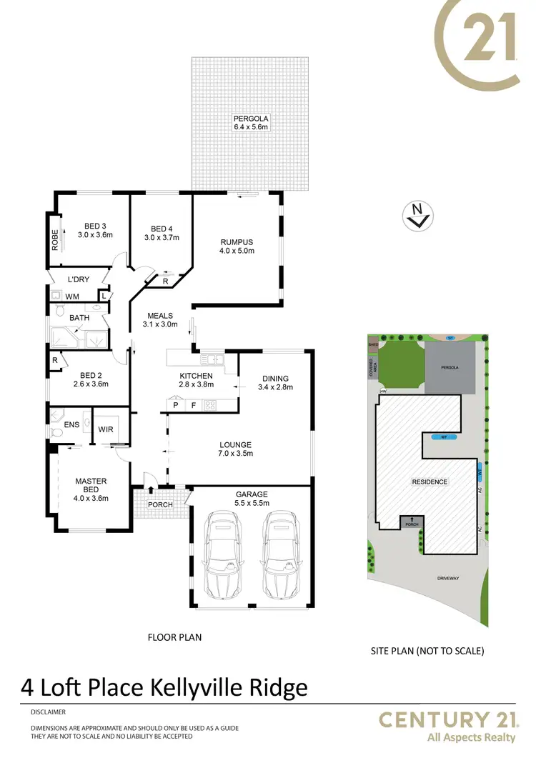 Floorplan of Homely house listing, 4 Loft Place, Kellyville Ridge NSW 2155
