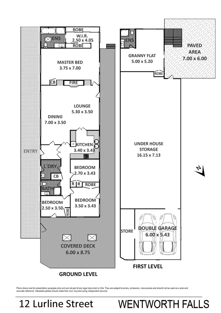 Floorplan of Homely house listing, 12 Lurline St, Wentworth Falls NSW 2782