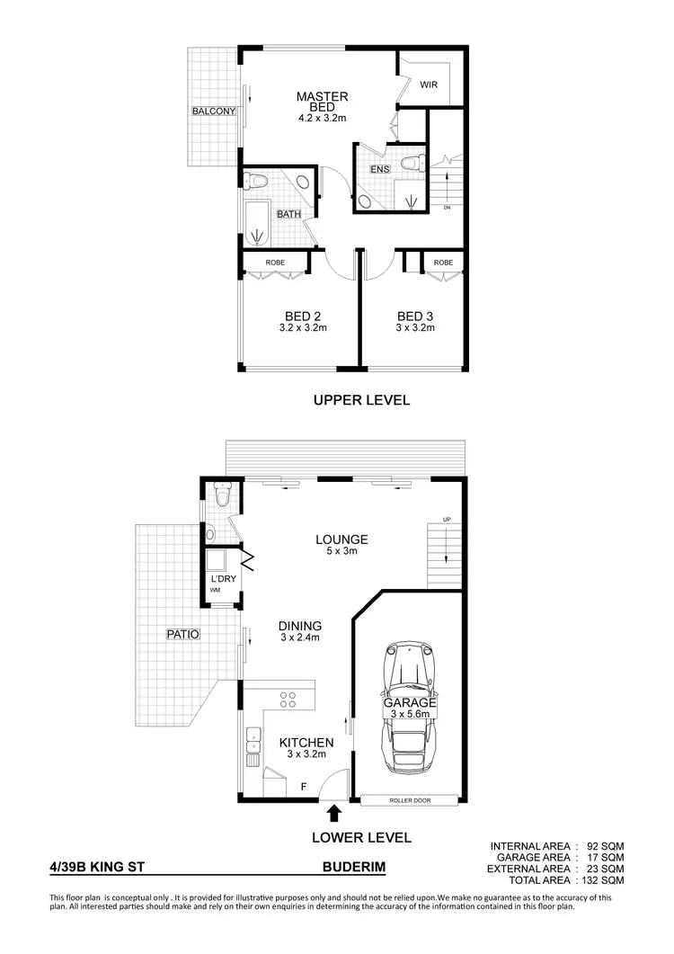Floorplan of Homely unit listing, 4/39B King Street, Buderim QLD 4556