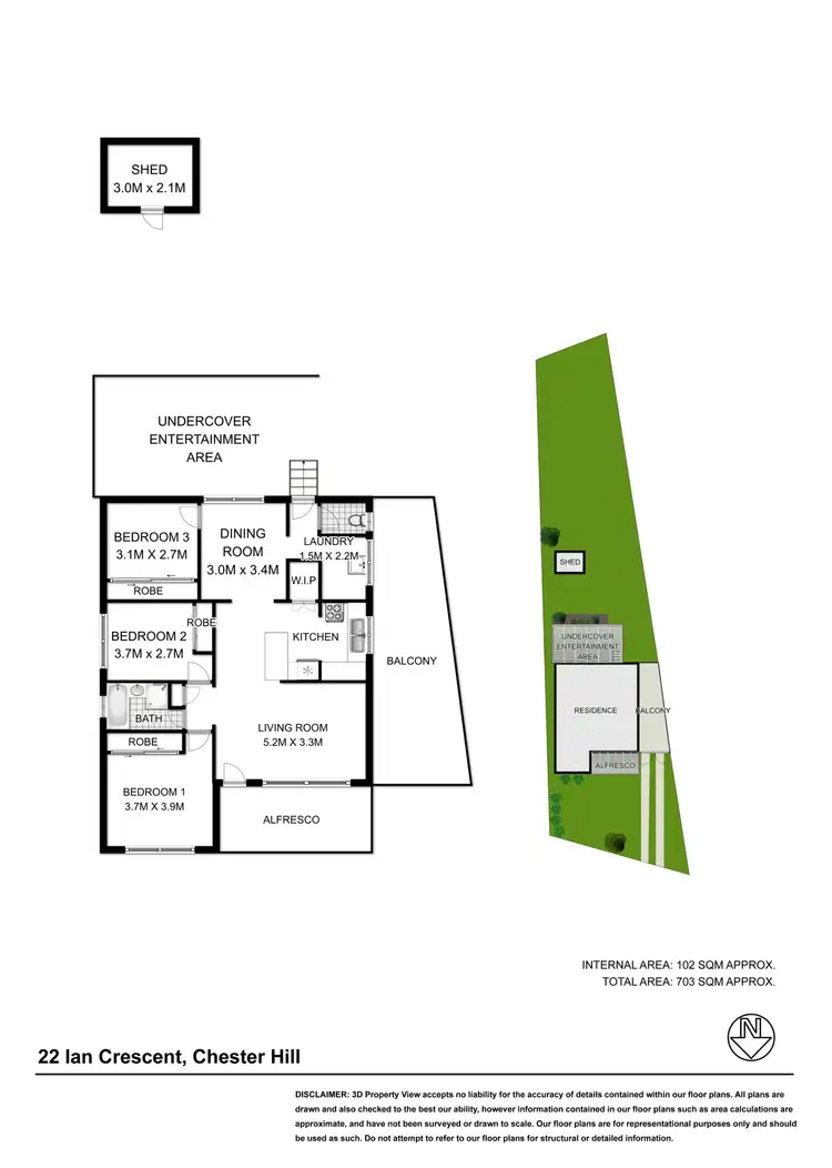 Floorplan of Homely house listing, 22 Ian Crescent, Chester Hill NSW 2162