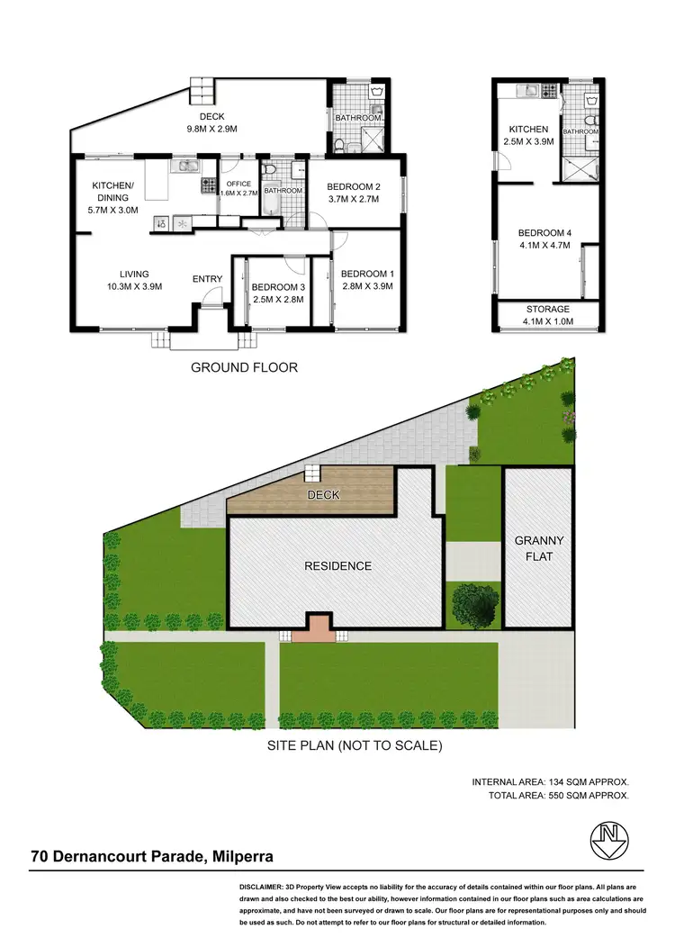 Floorplan of Homely house listing, 70 Dernancourt Parade, Milperra NSW 2214