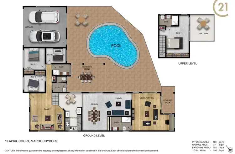 Floorplan of Homely house listing, 19 April Court, Maroochydore QLD 4558