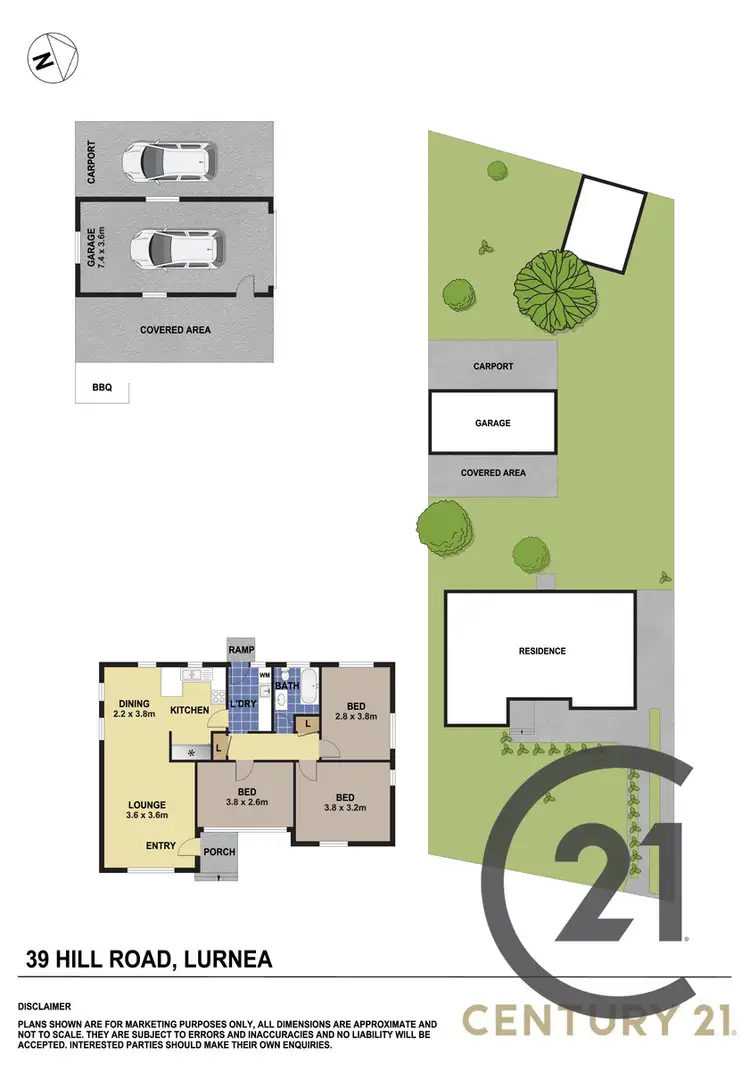 Floorplan of Homely house listing, 39 Hill Road, Lurnea NSW 2170
