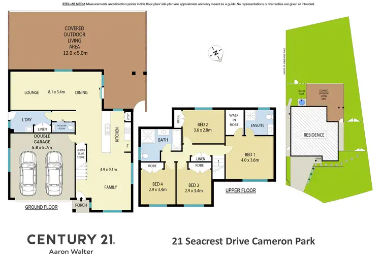 Floorplan of Homely house listing, 21 Seacrest Drive, Cameron Park NSW 2285