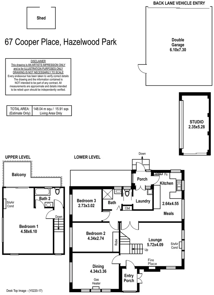 Floorplan of Homely house listing, 67 Cooper Place, Hazelwood Park SA 5066