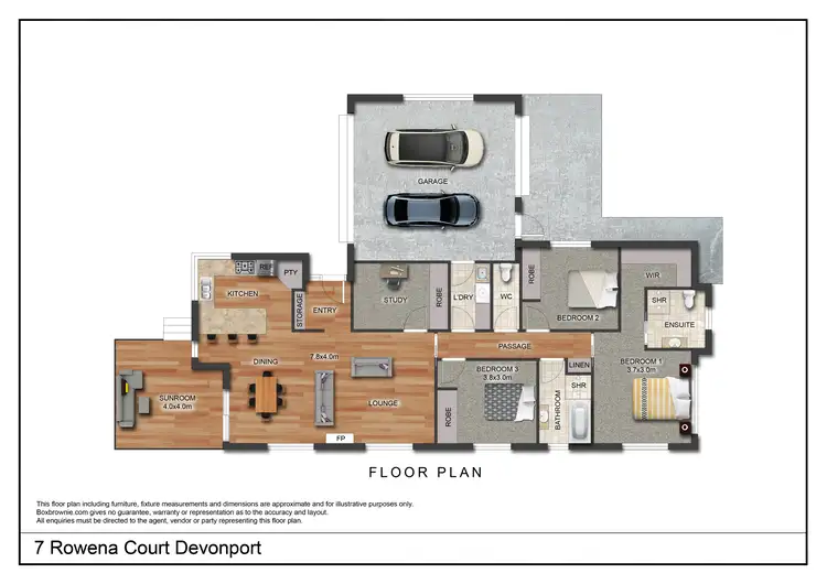 Floorplan of Homely house listing, 7 Rowena Court, Devonport TAS 7310