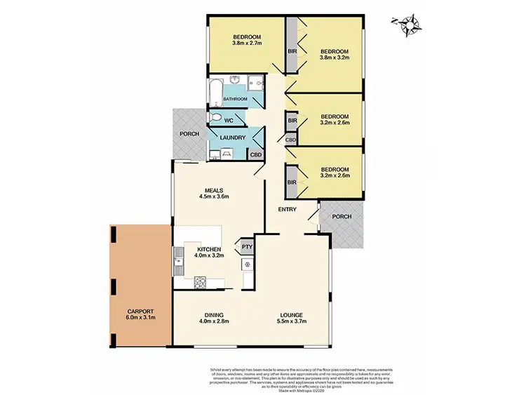 Floorplan of Homely house listing, 404 Clayton Road, Clayton South VIC 3169