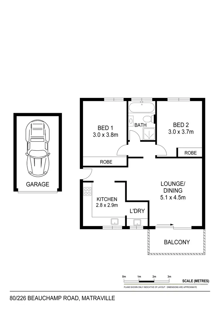 Floorplan of Homely apartment listing, 80/226-236 Beauchamp Road, Matraville NSW 2036