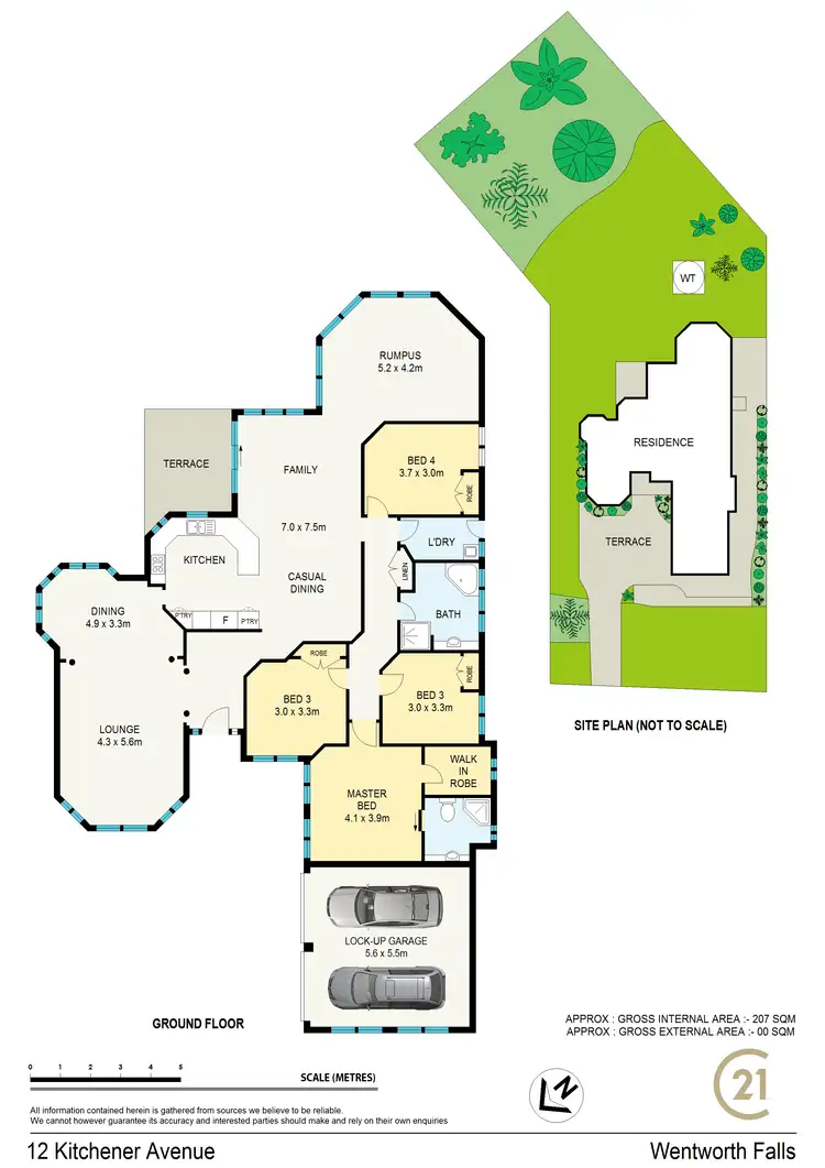 Floorplan of Homely house listing, 12 Kitchener Ave, Wentworth Falls NSW 2782