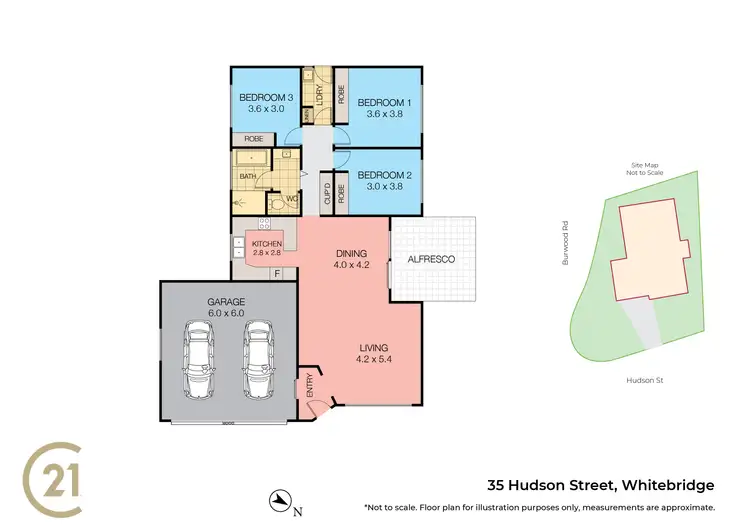 Floorplan of Homely house listing, 35 Hudson Street, Whitebridge NSW 2290