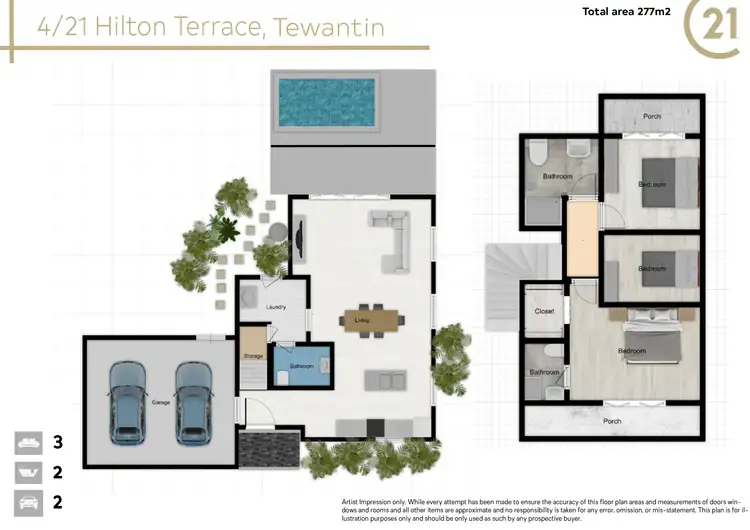 Floorplan of Homely unit listing, 4/21 Hilton Terrace, Tewantin QLD 4565