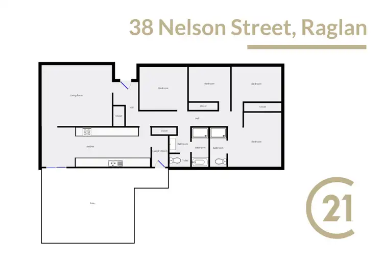 Floorplan of Homely house listing, 38 Nelson Street, Raglan NSW 2795