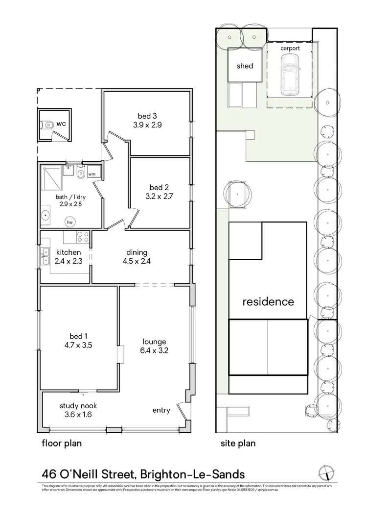 Floorplan of Homely house listing, 46 O'Neill Street, Brighton-le-sands NSW 2216