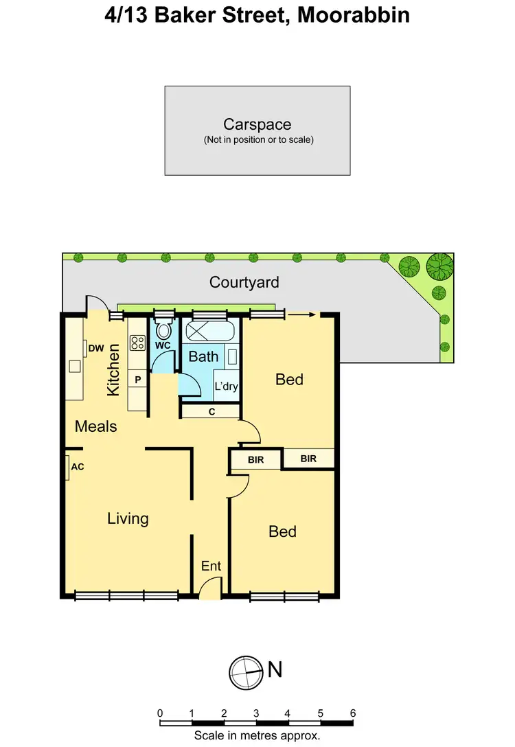 Floorplan of Homely apartment listing, 4/13 Baker Street, Moorabbin VIC 3189