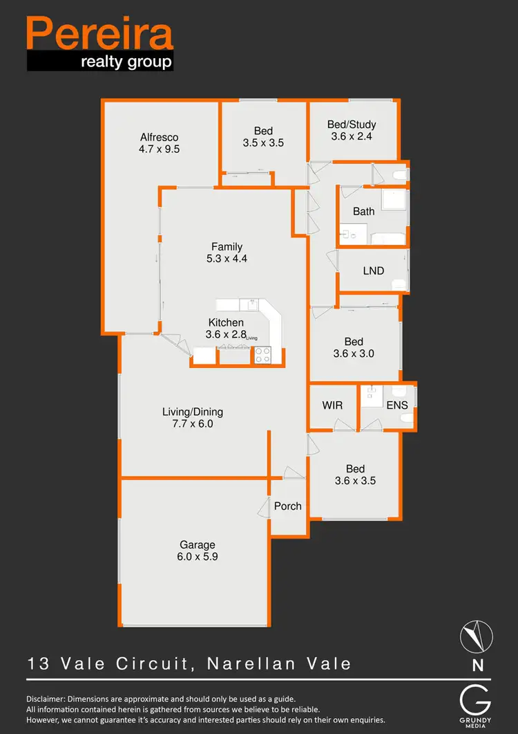 Floorplan of Homely house listing, 13 Vale Circuit, Narellan Vale NSW 2567