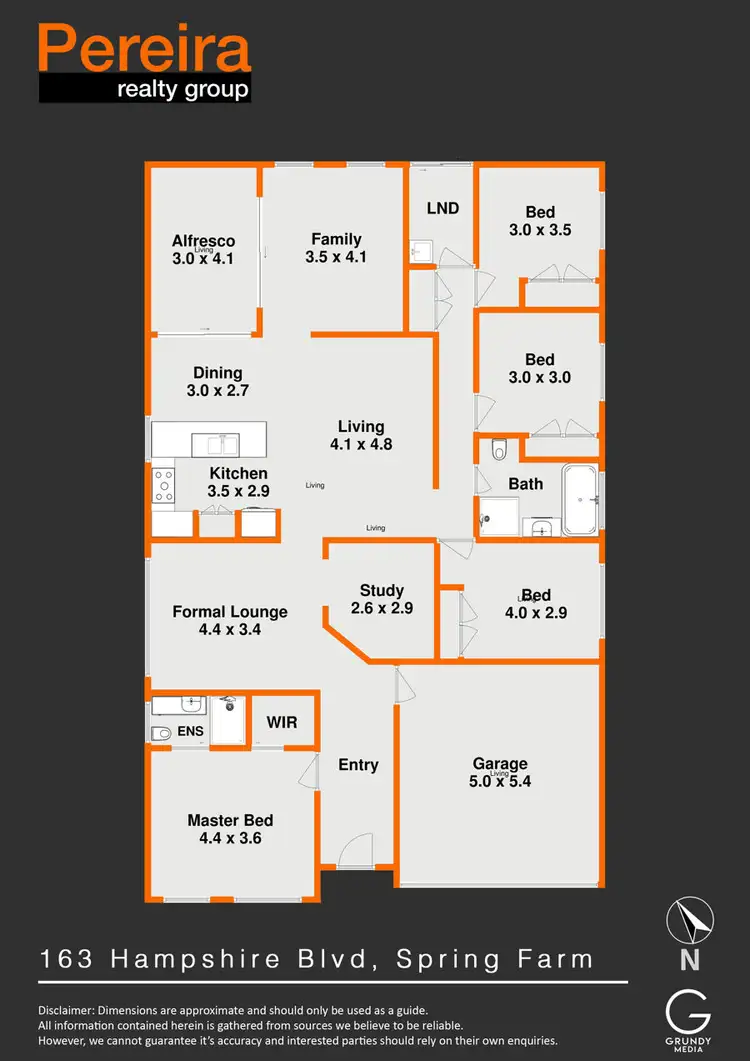 Floorplan of Homely house listing, 163 Hampshire Boulevarde, Spring Farm NSW 2570