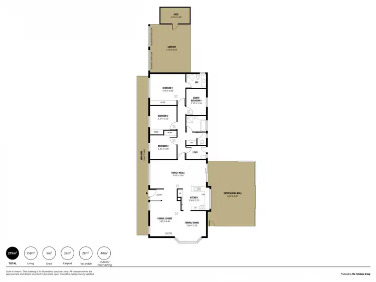 Floorplan of Homely house listing, 1 The Common, Onkaparinga Hills SA 5163