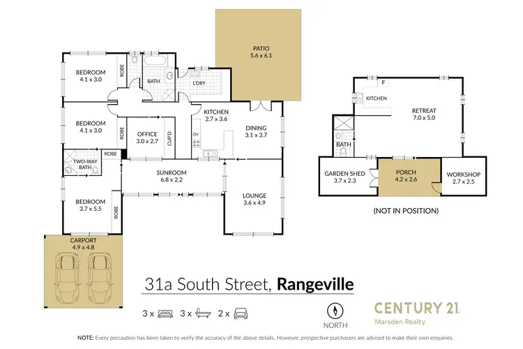 Floorplan of Homely house listing, 31a South Street, Rangeville QLD 4350