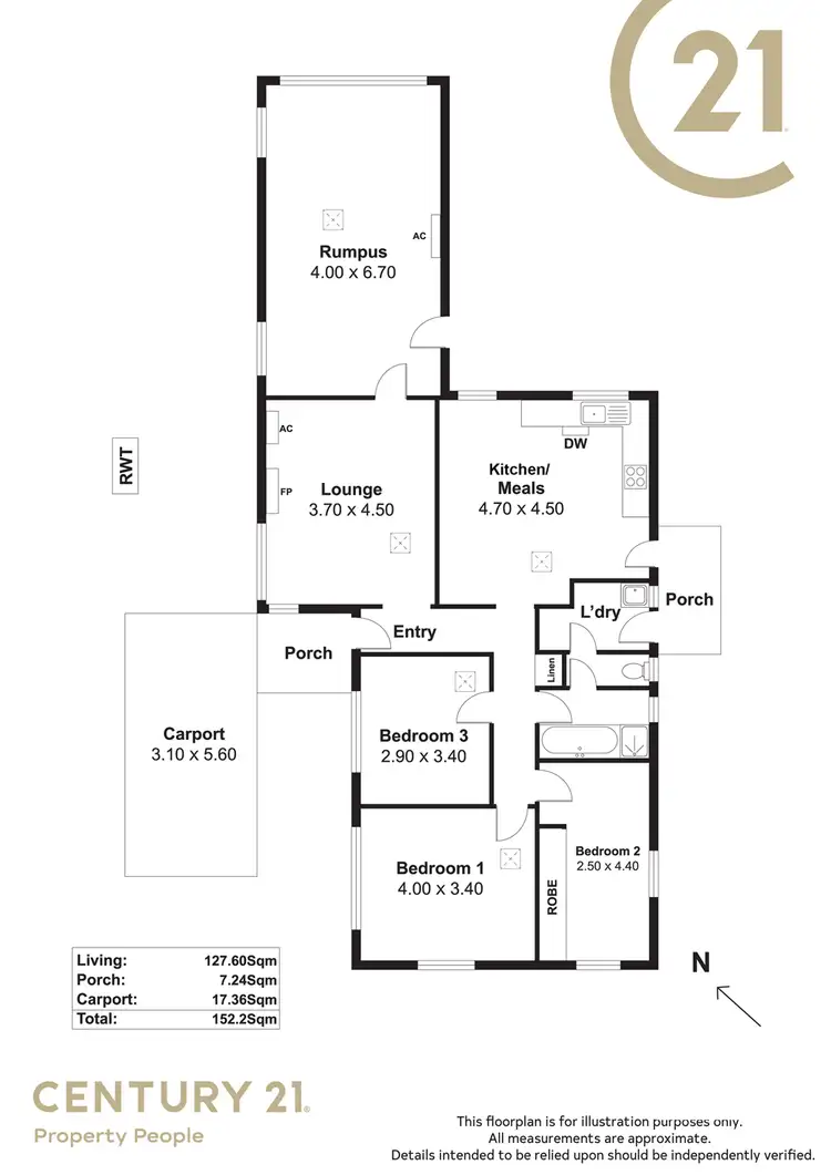Floorplan of Homely house listing, 17 Darley Road, Paradise SA 5075