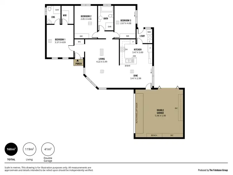 Floorplan of Homely house listing, 1B Swan Street, Brighton SA 5048