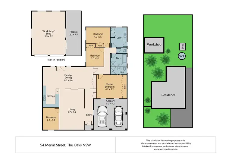 Floorplan of Homely house listing, 54 Merlin Street, The Oaks NSW 2570