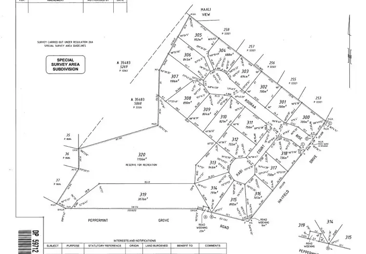 Floorplan of Homely land listing, 10 Kooraa Rise, Peppermint Grove Beach WA 6271