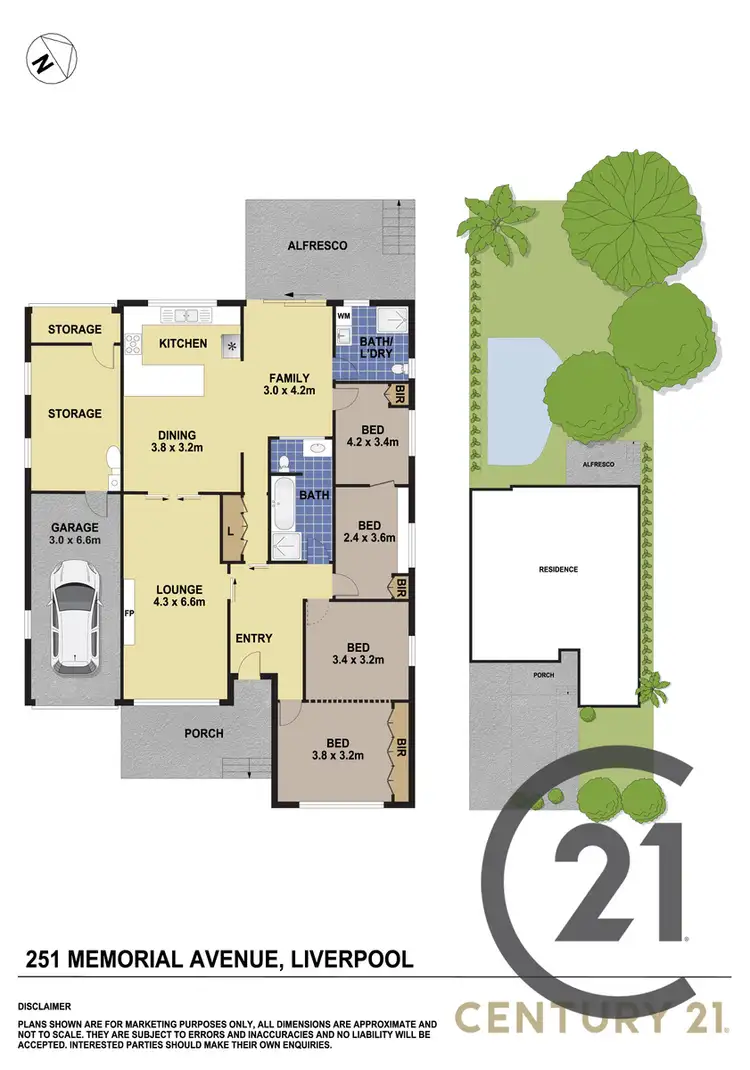 Floorplan of Homely house listing, 251 Memorial Ave, Liverpool NSW 2170