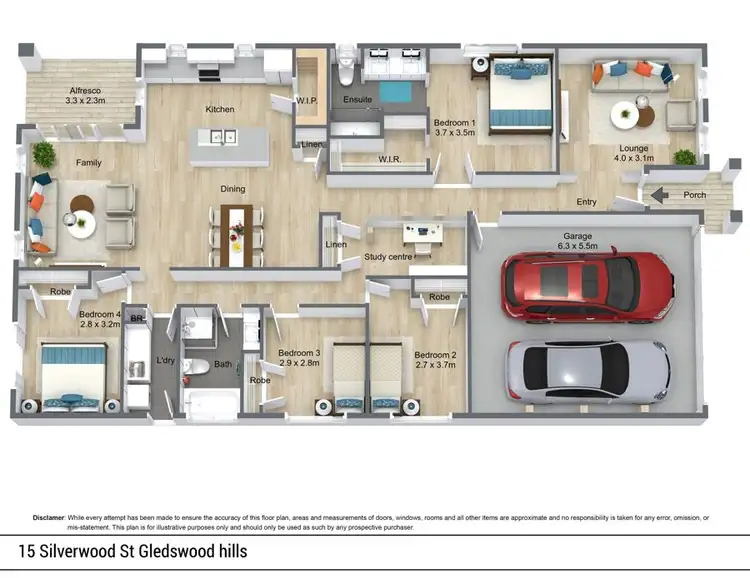 Floorplan of Homely house listing, 15 Silverwood Street, Gledswood Hills NSW 2557