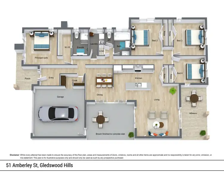 Floorplan of Homely house listing, 51 Amberley Street, Gledswood Hills NSW 2557