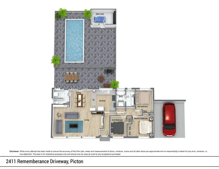 Floorplan of Homely house listing, 2411 Remembrance Driveway, Picton NSW 2571