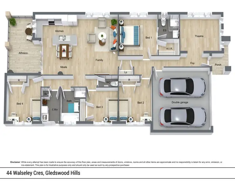 Floorplan of Homely house listing, 44 Walseley Crescent, Gledswood Hills NSW 2557