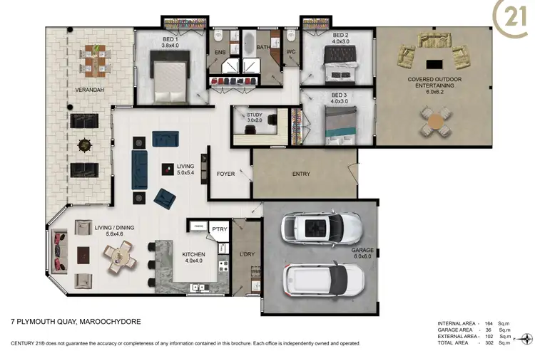 Floorplan of Homely house listing, 7 Plymouth Quay, Maroochydore QLD 4558