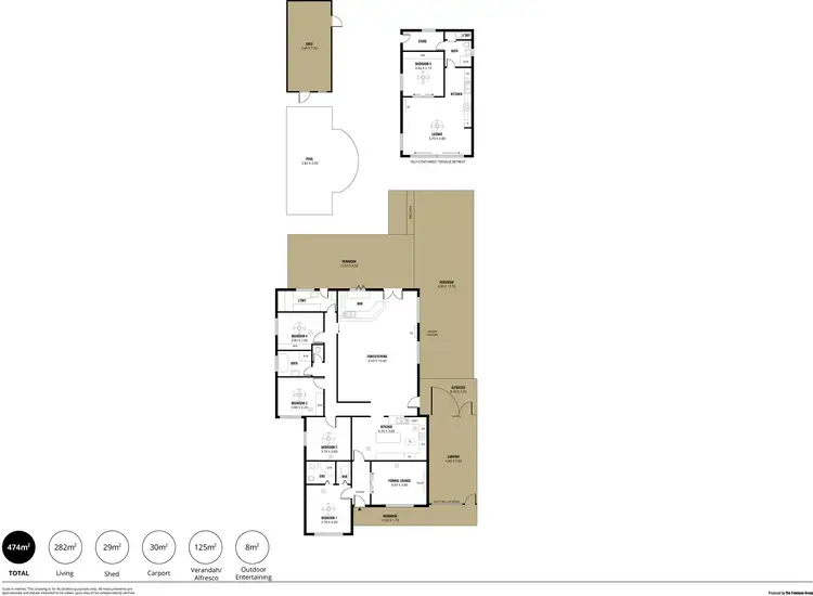 Floorplan of Homely house listing, 1 Edward Street, Daw Park SA 5041