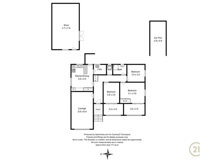 Floorplan of Homely house listing, 10 Gunn Street, Devonport TAS 7310