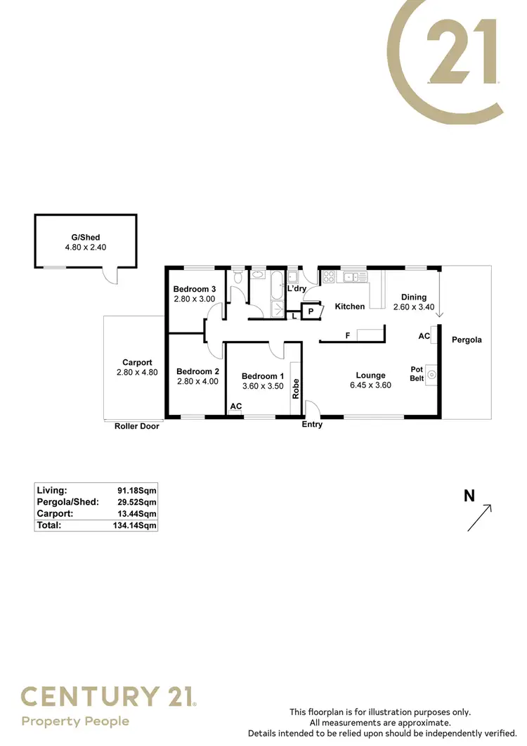 Floorplan of Homely house listing, 2A Petunia Avenue, Pooraka SA 5095