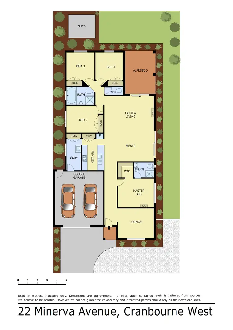 Floorplan of Homely house listing, 22 Minerva Avenue, Cranbourne West VIC 3977