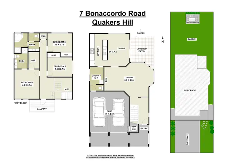 Floorplan of Homely house listing, 7 Bonaccordo Road, Quakers Hill NSW 2763