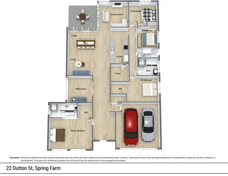 Floorplan of Homely house listing, 22 Dutton Street, Spring Farm NSW 2570