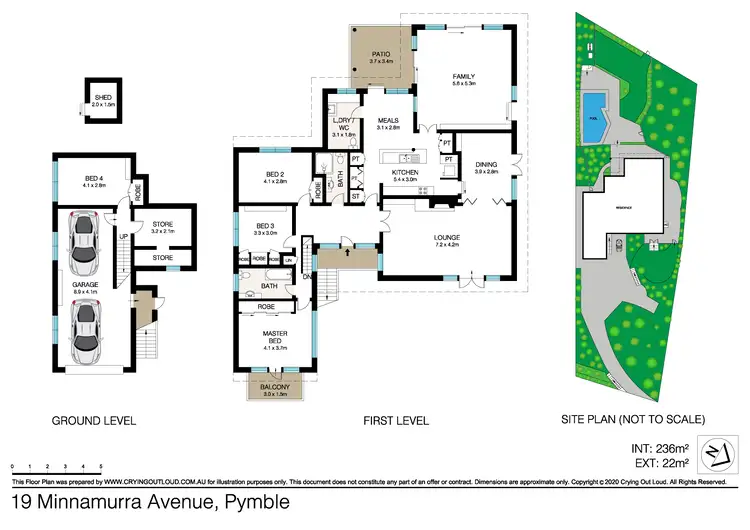 Floorplan of Homely house listing, 19 Minnamurra Avenue, Pymble NSW 2073