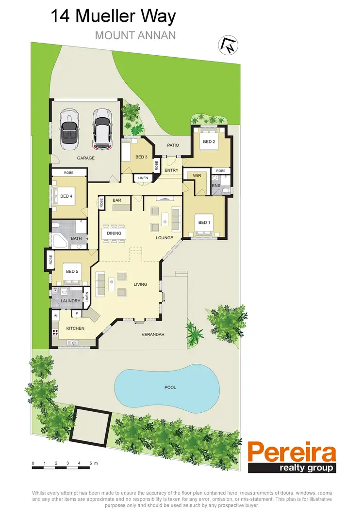 Floorplan of Homely house listing, 14 Mueller Way, Mount Annan NSW 2567
