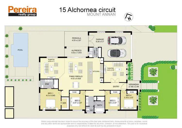 Floorplan of Homely house listing, 15 Alchornea Circuit, Mount Annan NSW 2567