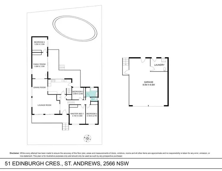 Floorplan of Homely house listing, 51 Edinburgh Crescent, St Andrews NSW 2566