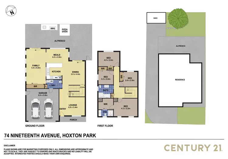 Floorplan of Homely house listing, 74 Nineteenth Avenue, Hoxton Park NSW 2171