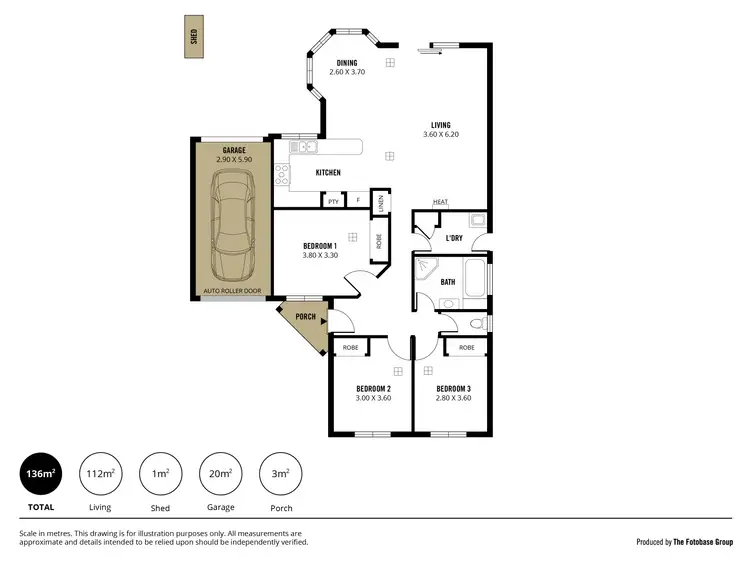 Floorplan of Homely house listing, 1/40 Magor Crescent, Salisbury SA 5108