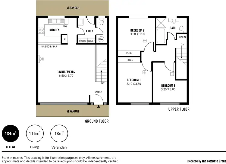 Floorplan of Homely townhouse listing, 4/94 Rose Terrace, Wayville SA 5034